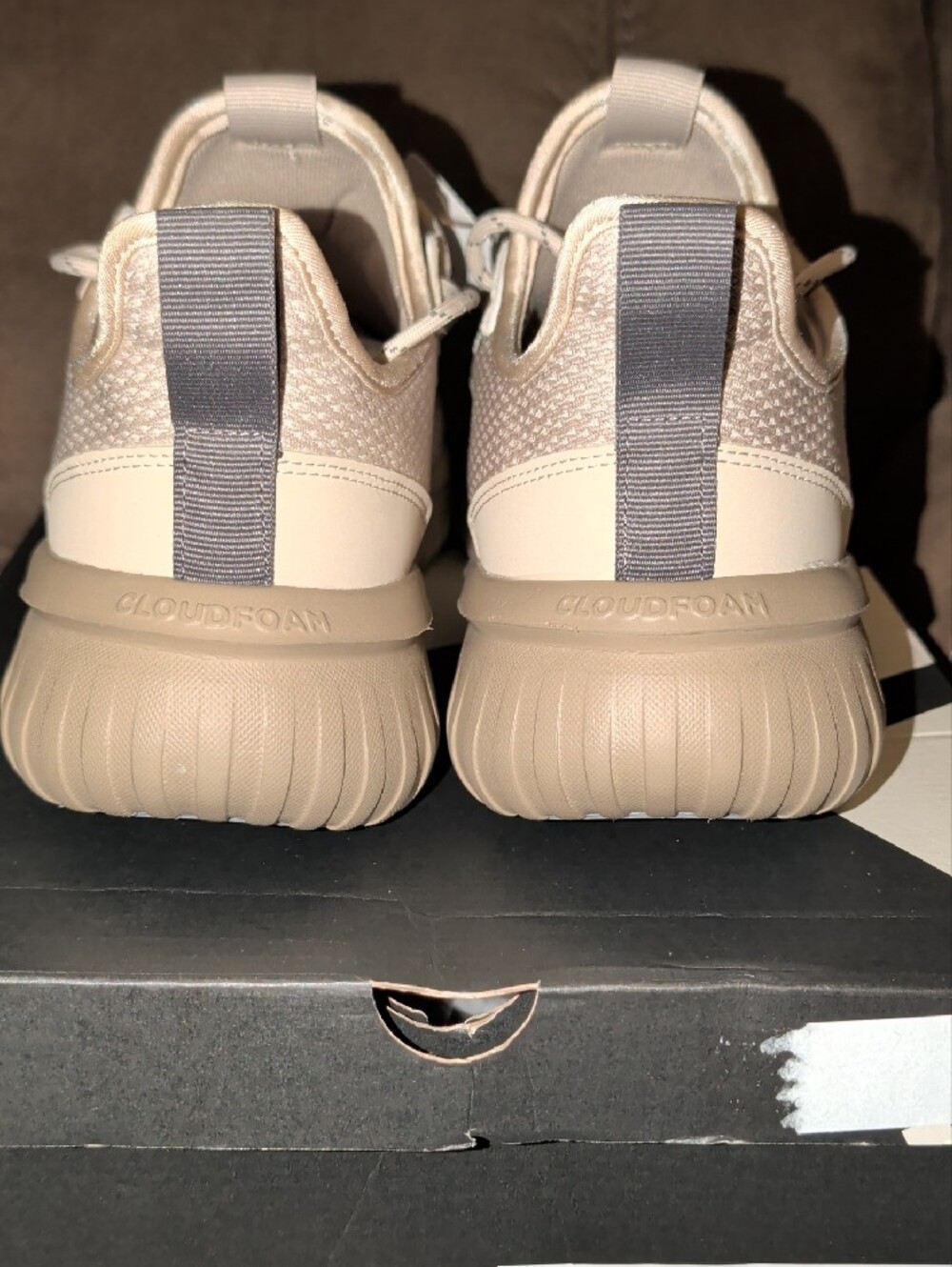 adidas Men’s Kaptir 4.0 Sneakers in Light Beige - Picture 6 of 8